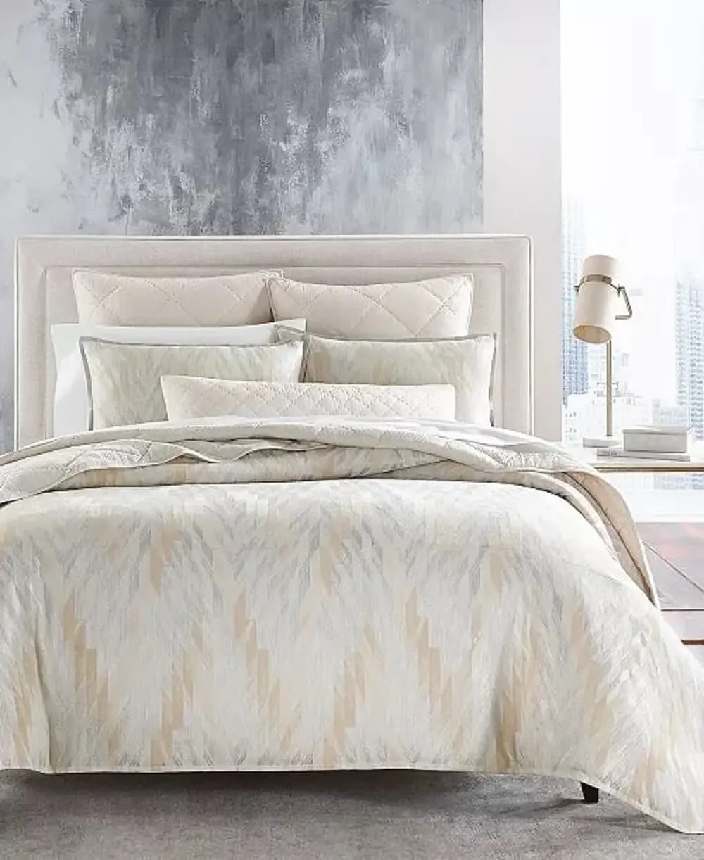 Textured Chevron 3-Pc. Comforter Set, Full/Queen